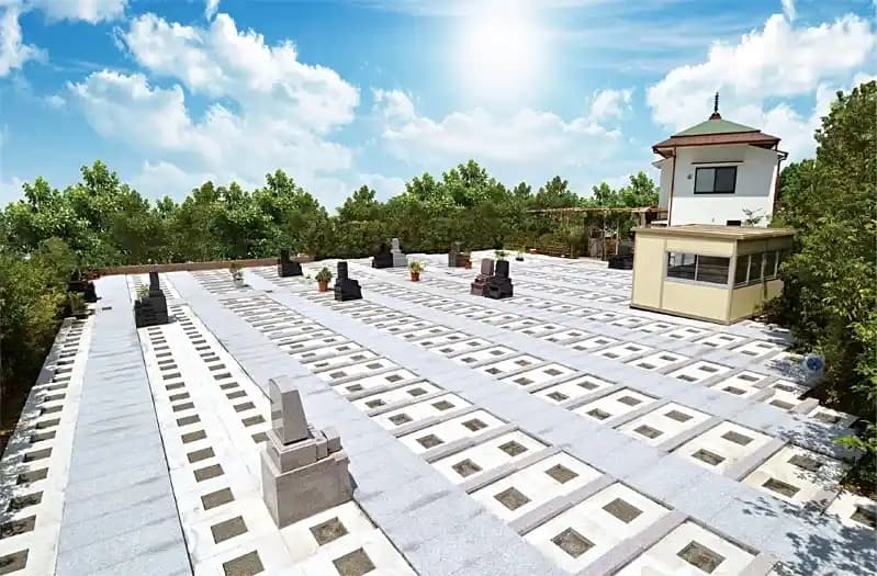 墓地全景