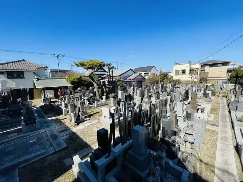 観蔵寺 墓地の様子