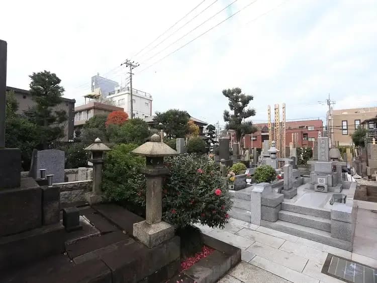 墓地の雰囲気