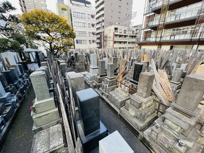 浄念寺 墓地の様子