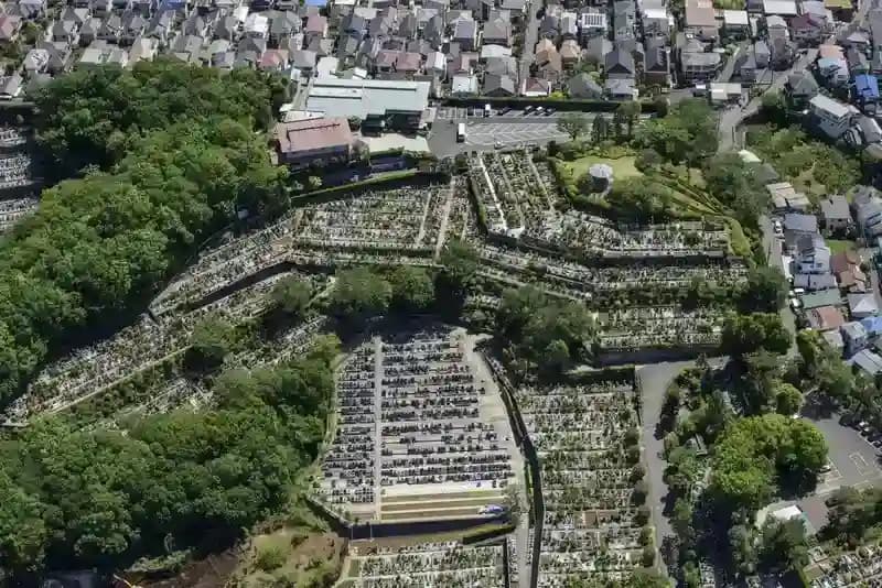 園内全景　空中写真