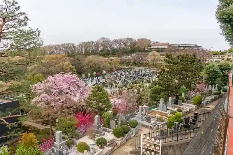 景色も空気も良い高台区画