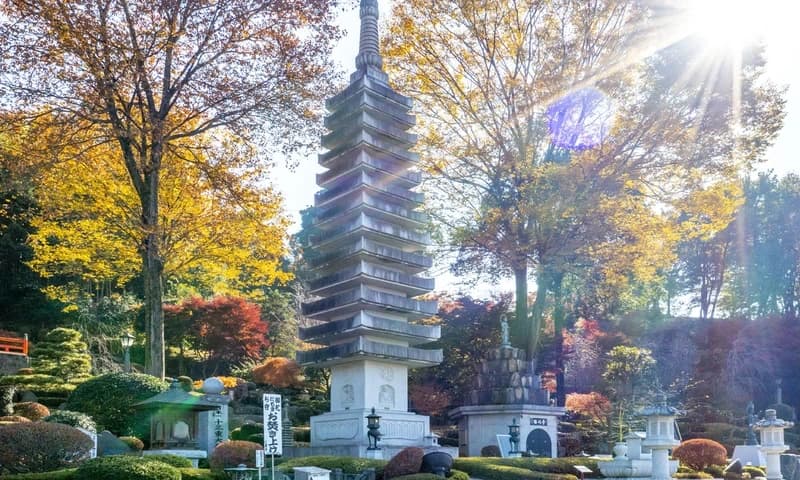 日本一の十三重石宝塔