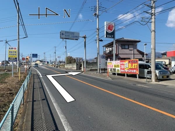 墓地までの道のり