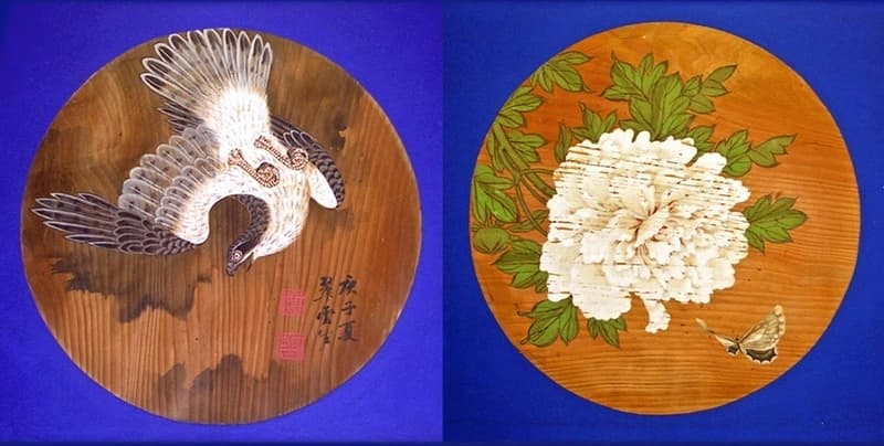 館林市指定文化財「格天井絵画」
