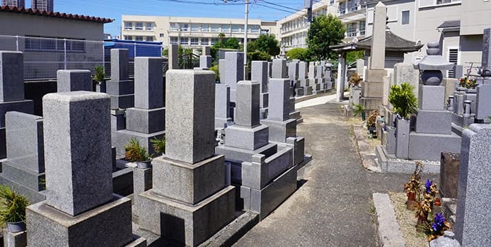 堺市北区 大豆塚墓地