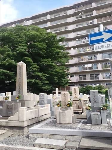 中茶屋明神墓地