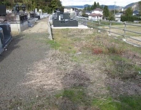 白石市長袋共同墓地