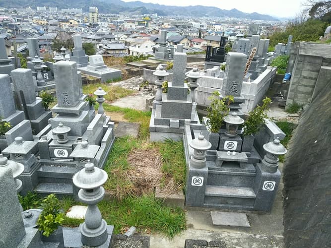 松山市営 谷墓地
